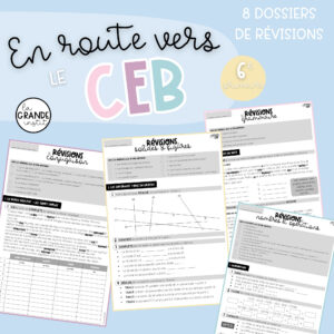 RÉVISIONS CEB - pack !