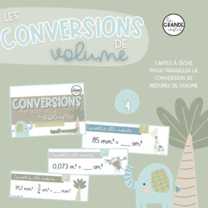 CONVERSIONS de mesures de volume - càt
