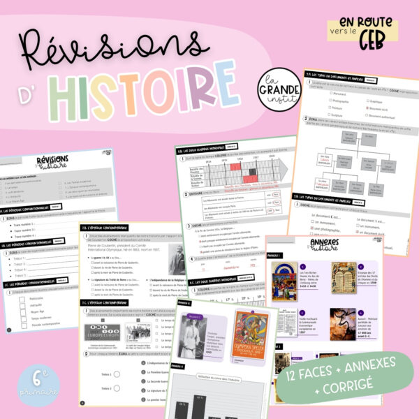 RÉVISIONS CEB - Histoire