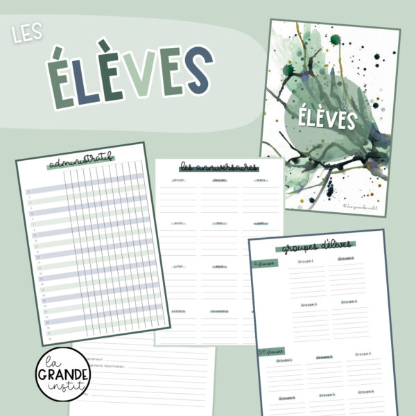 Journal de classe 2025/2026 - vert
