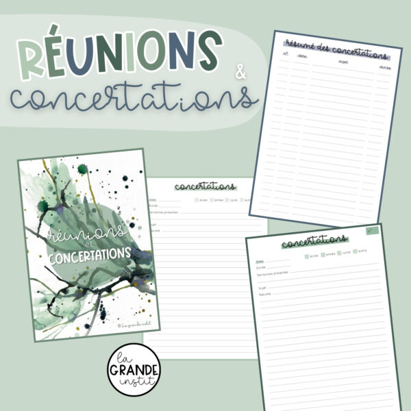Journal de classe 2025/2026 - vert