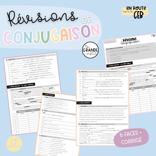 RÉVISIONS CEB - Conjugaison