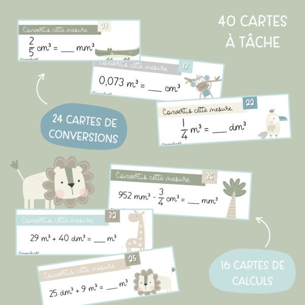 CONVERSIONS de mesures de volume - càt
