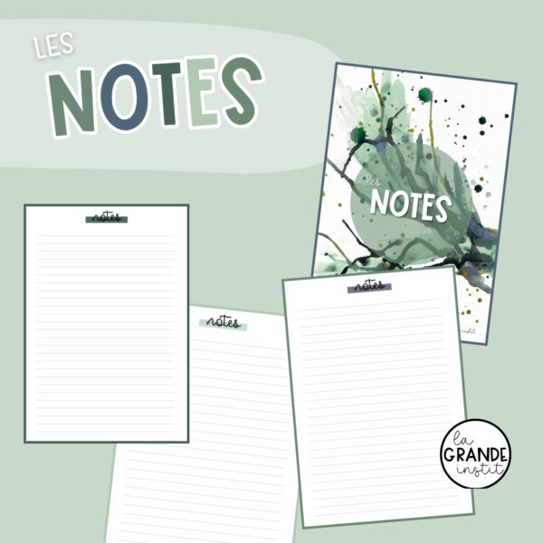 Journal de classe 2025/2026 - vert