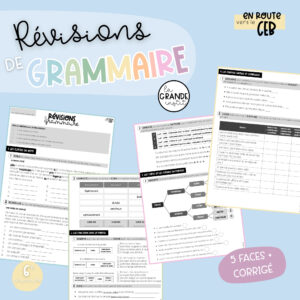 RÉVISIONS CEB - Grammaire