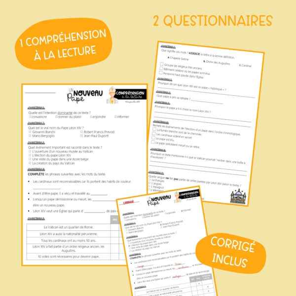 UN NOUVEAU PAPE - Lecture et savoir écouter