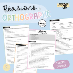RÉVISIONS CEB - Orthographe