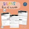 BILANS DE FIN D'ANNÉE - 3e primaire