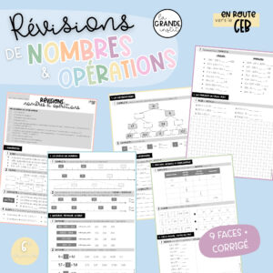 RÉVISIONS CEB - Nombres et opérations