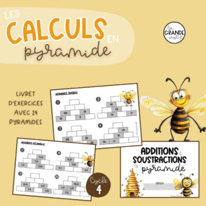 ADDITIONS et SOUSTRACTIONS en pyramide - livret