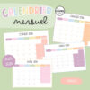 CALENDRIER MENSUEL - congés FWB et vierge - 25-26
