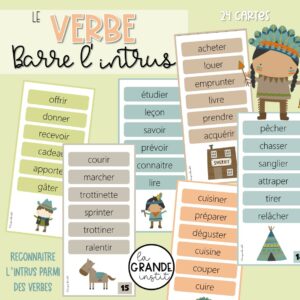 LE VERBE - Barre l'intrus - Cow-boys et indiens
