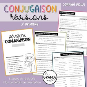 CONJUGAISON - Révisions juin 3e