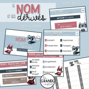 LE NOM et SES SUPER DÉRIVÉS - càt