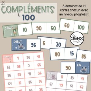 COMPLÉMENTS À 100 - Dominos