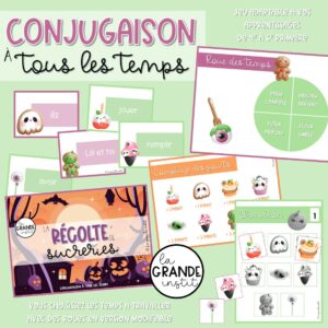 LA RÉCOLTE DE SUCRERIES - Jeu de conjugaison