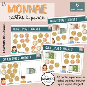 QUI A LE PLUS D'ARGENT ? (centimes) € - càp