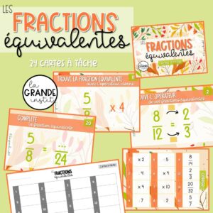 FRACTIONS ÉQUIVALENTES - càt