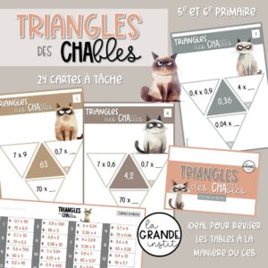 TRIANGLES DES chaBLES - càt