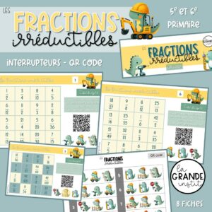 FRACTIONS IRRÉDUCTIBLES - interrupteurs