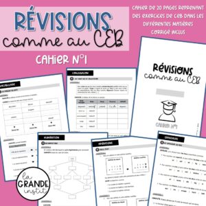 RÉVISIONS comme au CEB - Cahier n°1