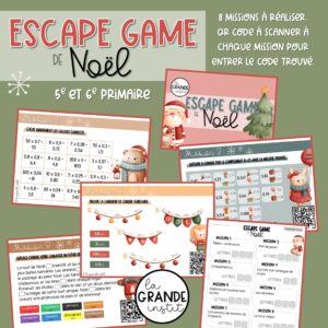 ESCAPE GAME de NOËL - 5e et 6e primaire