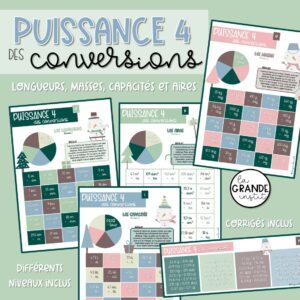 PUISSANCE 4 des conversions