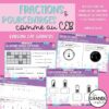 FRACTIONS et POURCENTAGES comme au CEB - fiches