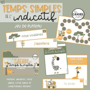 LE SAFARI DES TEMPS SIMPLES - Jeu de plateau