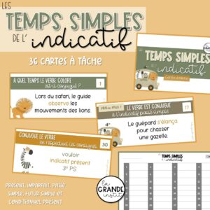 LES TEMPS SIMPLES de l'INDICATIF - càt