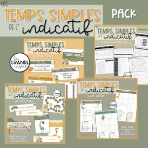 LES TEMPS SIMPLES de l'INDICATIF - PACK !