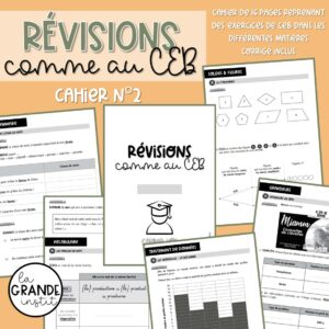 RÉVISIONS comme au CEB - Cahier n°2
