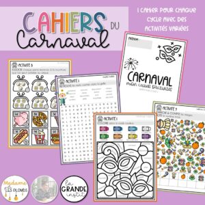 CAHIERS D'ACTIVITÉS - Carnaval - P1 à P6