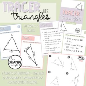 TRACER DES TRIANGLES - càt