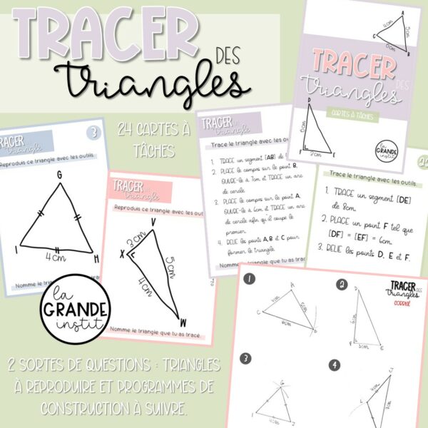 TRACER DES TRIANGLES - càt