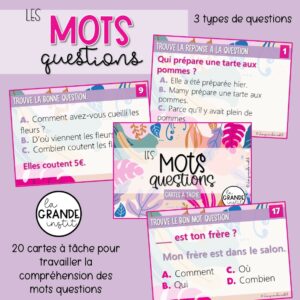 LES MOTS QUESTIONS - càt