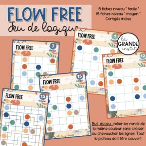 FLOW FREE - Jeu de logique