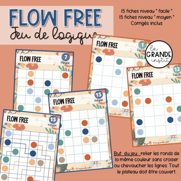 FLOW FREE - Jeu de logique