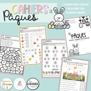 CAHIERS D'ACTIVITÉS - Pâques - P1 à P6