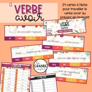 AVOIR au présent - càt/càp