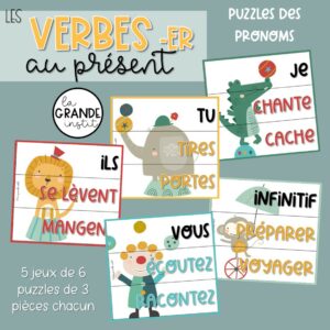 PRÉSENT des verbes en -ER - Puzzles