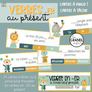 PRÉSENT des verbes en -ER - càt/càp