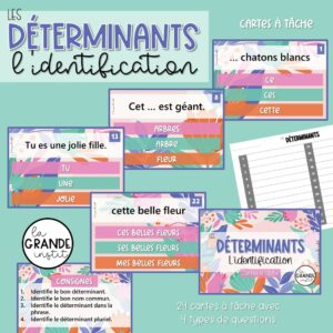 LES DÉTERMINANTS - càt