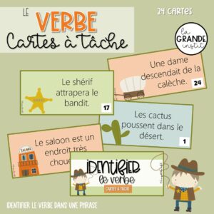 LE VERBE - càt - Cow-boys et indiens