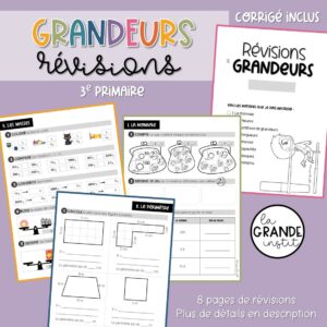 GRANDEURS - Révisions juin 3e