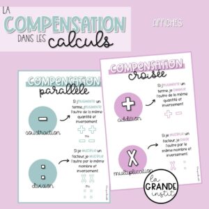 LA COMPENSATION - affiches et fiches manipulation