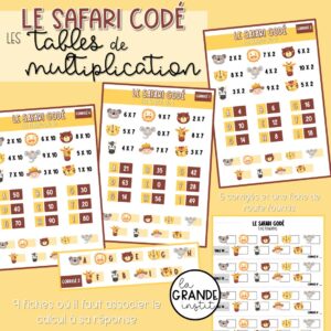 LES TABLES - Le safari codé