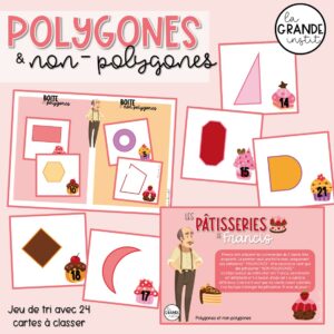 POLYGONES et NON POLYGONES - Jeu de tri