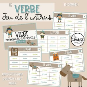 LE VERBE - Jeu de l'intrus - Cow-boys et indiens