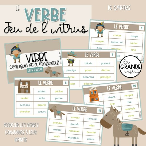 LE VERBE - PACK ! - Cow-boys et indiens